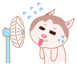 Guardian Siberian Husky sticker #8175427