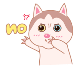 Guardian Siberian Husky sticker #8175429