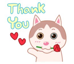 Guardian Siberian Husky sticker #8175430