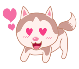 Guardian Siberian Husky sticker #8175432