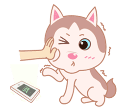 Guardian Siberian Husky sticker #8175433