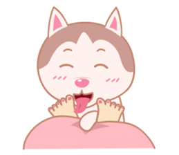 Guardian Siberian Husky sticker #8175444