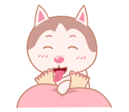 Guardian Siberian Husky sticker #8175444