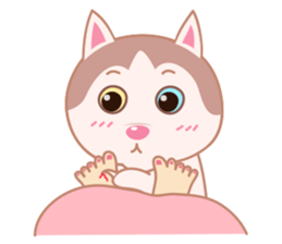 Guardian Siberian Husky sticker #8175445