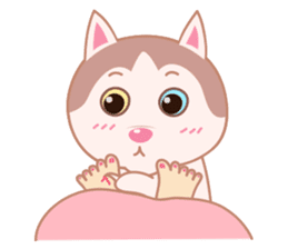 Guardian Siberian Husky sticker #8175445