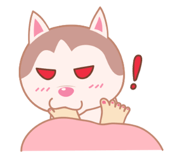 Guardian Siberian Husky sticker #8175446