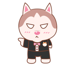 Guardian Siberian Husky sticker #8175450