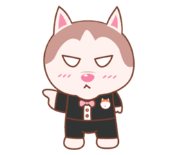 Guardian Siberian Husky sticker #8175450