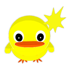 Lovely Yellow BIRDY sticker #8175690