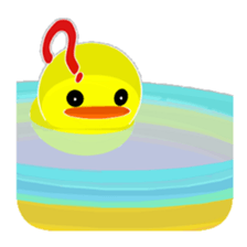 Lovely Yellow BIRDY sticker #8175692