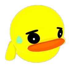 Lovely Yellow BIRDY sticker #8175696