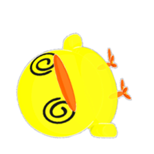 Lovely Yellow BIRDY sticker #8175699