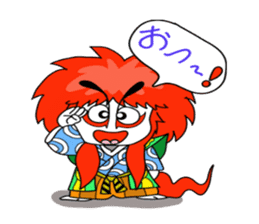 kabukide gozaru shishimaru-kun Ver.2 sticker #8175901