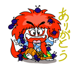 kabukide gozaru shishimaru-kun Ver.2 sticker #8175902