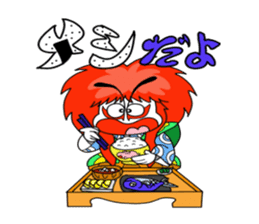 kabukide gozaru shishimaru-kun Ver.2 sticker #8175904