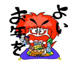 kabukide gozaru shishimaru-kun Ver.2 sticker #8175938