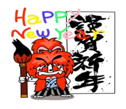 kabukide gozaru shishimaru-kun Ver.2 sticker #8175939