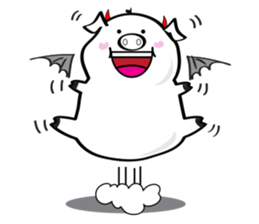 the cute pig sticker #8176220