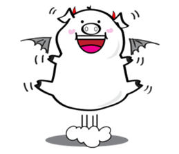 the cute pig sticker #8176220