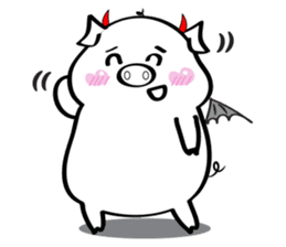 the cute pig sticker #8176221