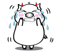 the cute pig sticker #8176223