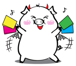 the cute pig sticker #8176225