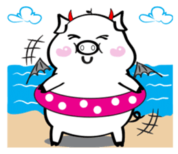 the cute pig sticker #8176227