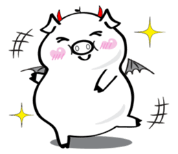 the cute pig sticker #8176229