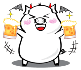 the cute pig sticker #8176231