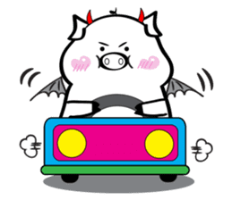 the cute pig sticker #8176234