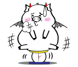 the cute pig sticker #8176237