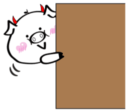 the cute pig sticker #8176239