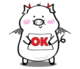 the cute pig sticker #8176246