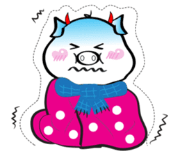 the cute pig sticker #8176253
