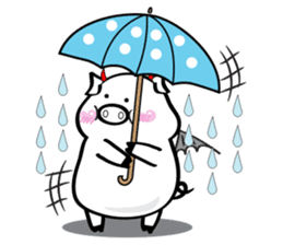 the cute pig sticker #8176254