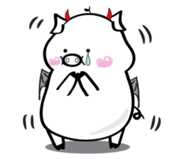 the cute pig sticker #8176255