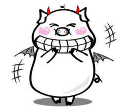 the cute pig sticker #8176258