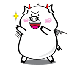 the cute pig sticker #8176259