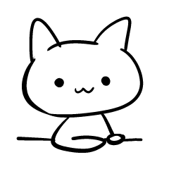 loose loose white cat