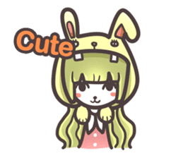 Red Hood Riding with Lobo the Dog EN sticker #8176752