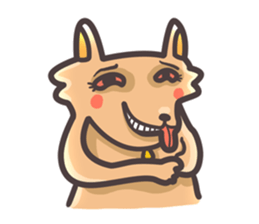 Red Hood Riding with Lobo the Dog  EN sticker #8176760