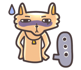 Red Hood Riding with Lobo the Dog EN sticker #8176761