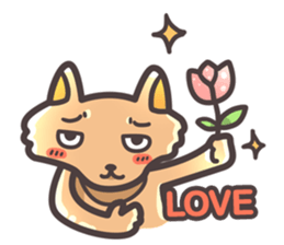 Red Hood Riding with Lobo the Dog  EN sticker #8176762