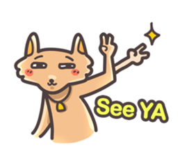 Red Hood Riding with Lobo the Dog  EN sticker #8176763