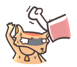 Red Hood Riding with Lobo the Dog EN sticker #8176764