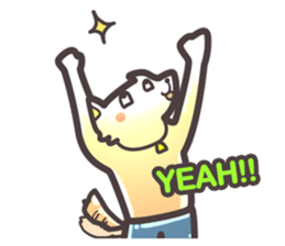 Red Hood Riding with Lobo the Dog  EN sticker #8176767