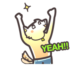 Red Hood Riding with Lobo the Dog EN sticker #8176767