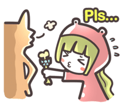 Red Hood Riding with Lobo the Dog EN sticker #8176780