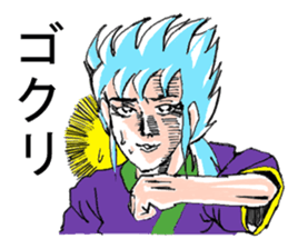 Humorous samurai sticker #8176842