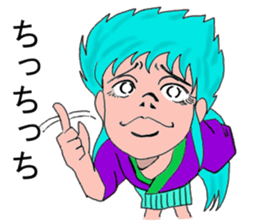 Humorous samurai sticker #8176846